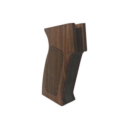 AK "Mag-Lock" Aluminum Pistol Grip with Wood Panels